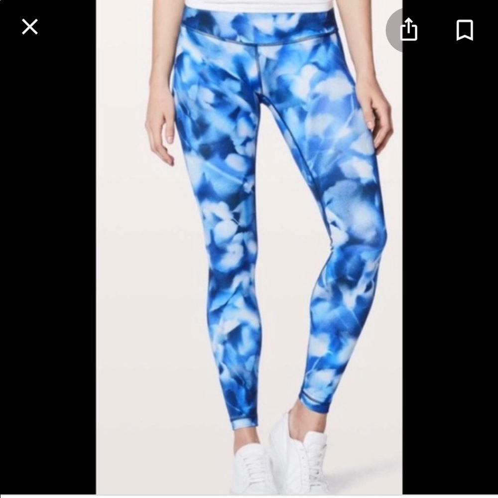 Blue cloud ☁️ leggings